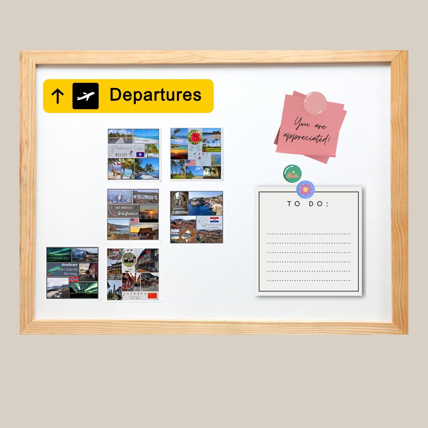 Maui Hawaii Travel Magnet – Hawaiian Island Souvenir & Tropical Beach Decor