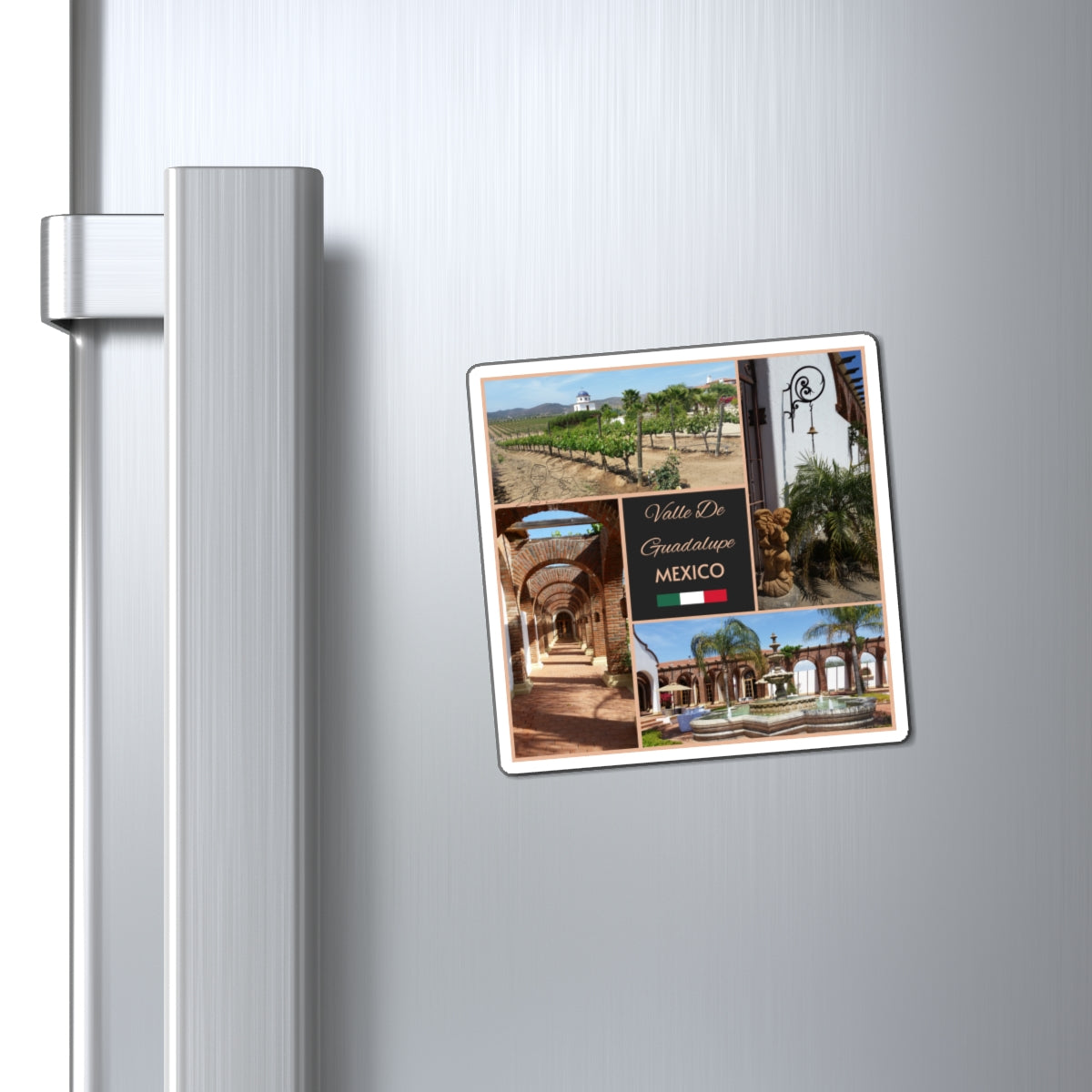Premium Valle de Guadalupe Mexico Travel Magnet – Custom Wine Country Souvenir & Gift