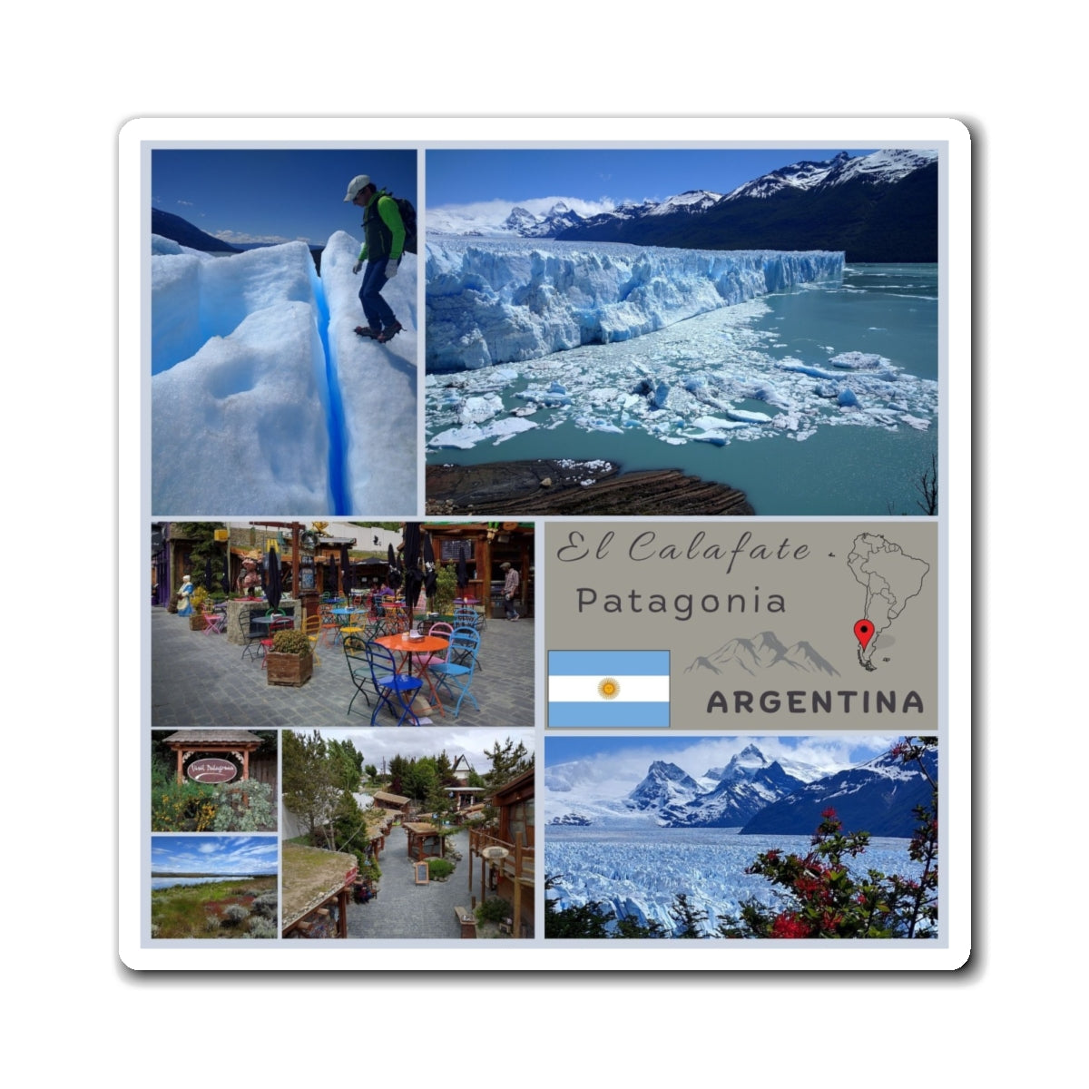 El Calafate Patagonia Argentina Travel Magnet