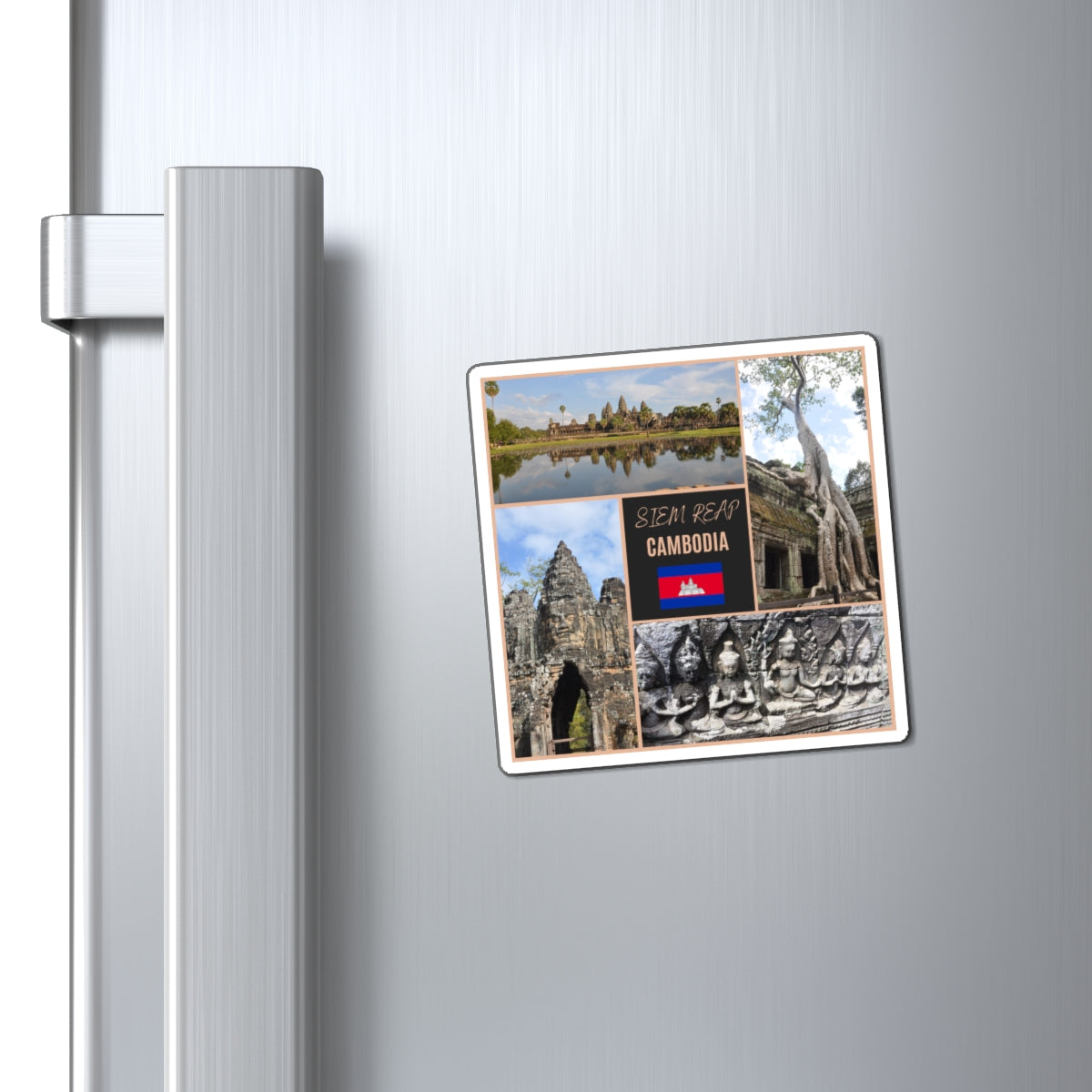 Siem Reap Travel Magnet Cambodia Temples Souvenir