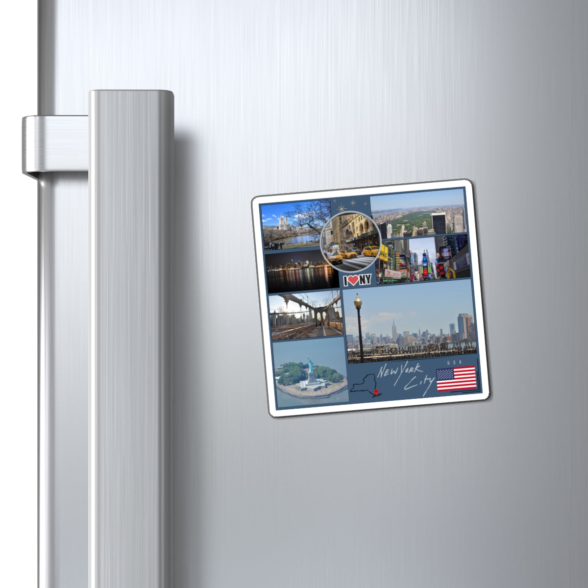 New York City Travel Magnet – Iconic NYC Skyline Souvenir