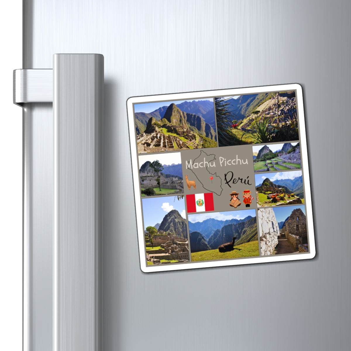 Machu Picchu Peru Travel Magnet – Lost City of the Incas Souvenir
