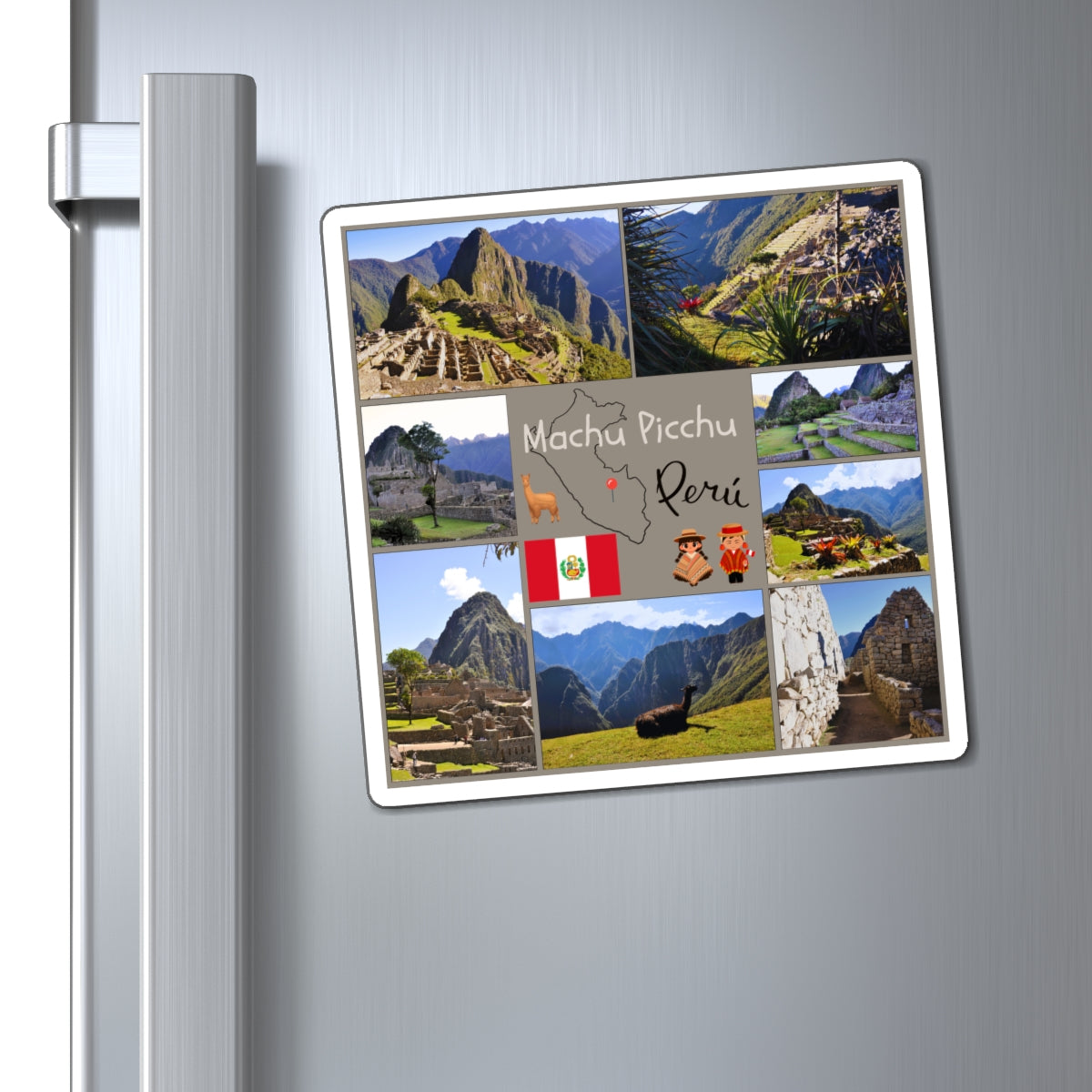 Machu Picchu Peru Travel Magnet – Lost City of the Incas Souvenir
