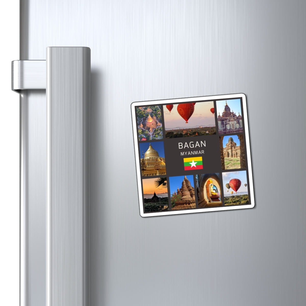 Bagan Myanmar Travel Magnet – Ancient Temples & Pagodas Souvenir
