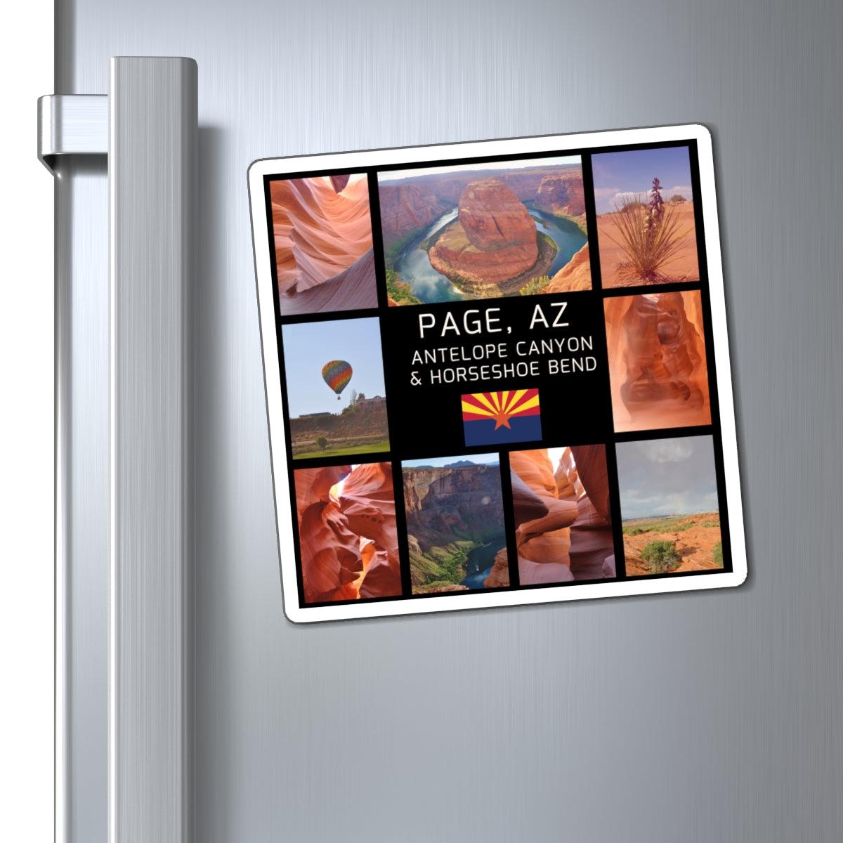Premium Page Arizona Travel Magnet – Custom Antelope Canyon Souvenir & Gift