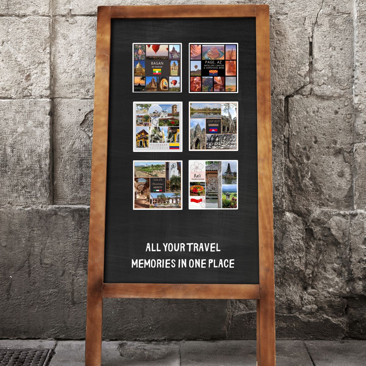 Bagan Myanmar Travel Magnet – Ancient Temples & Pagodas Souvenir