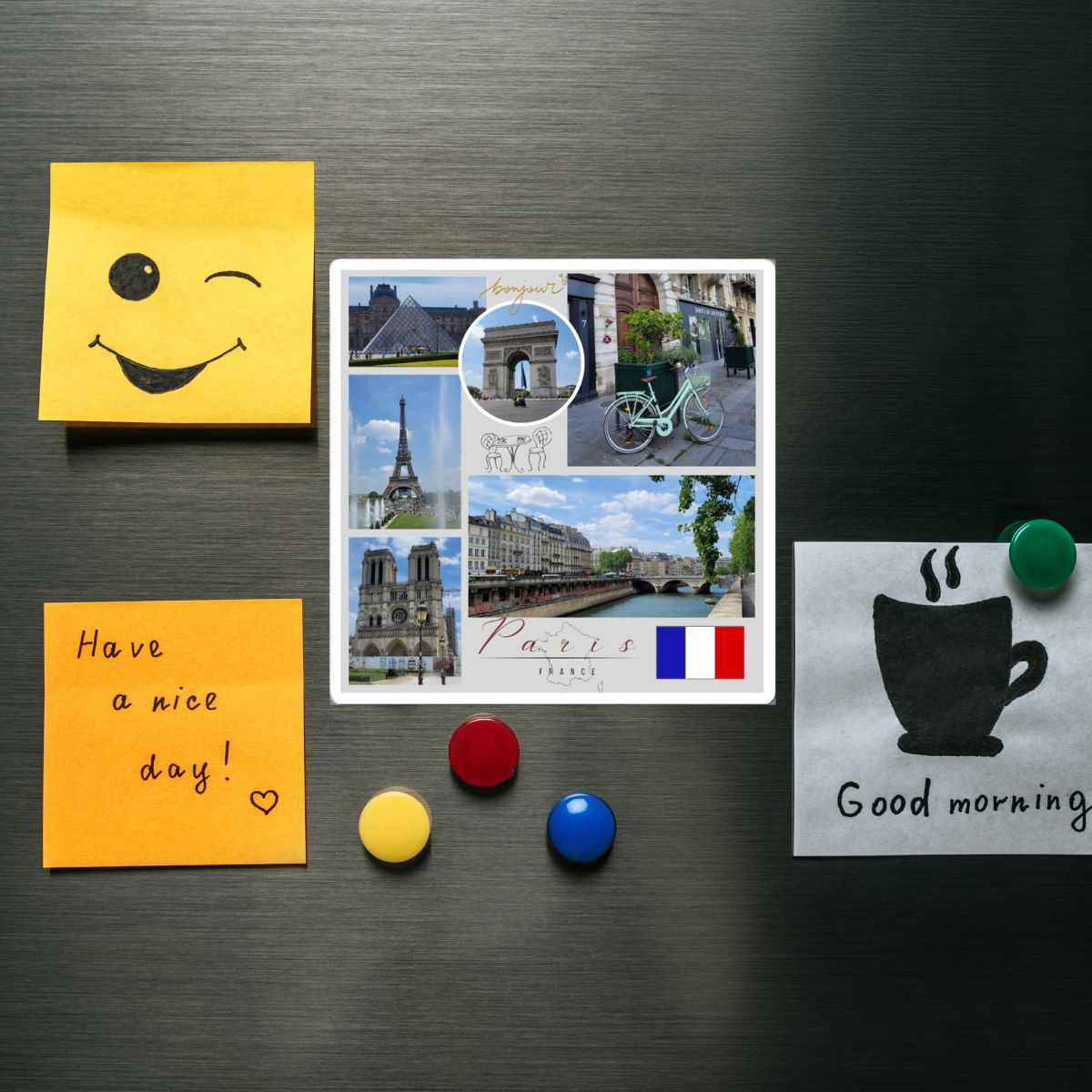 Premium Paris France Travel Magnet – Custom City of Light Souvenir & Gift
