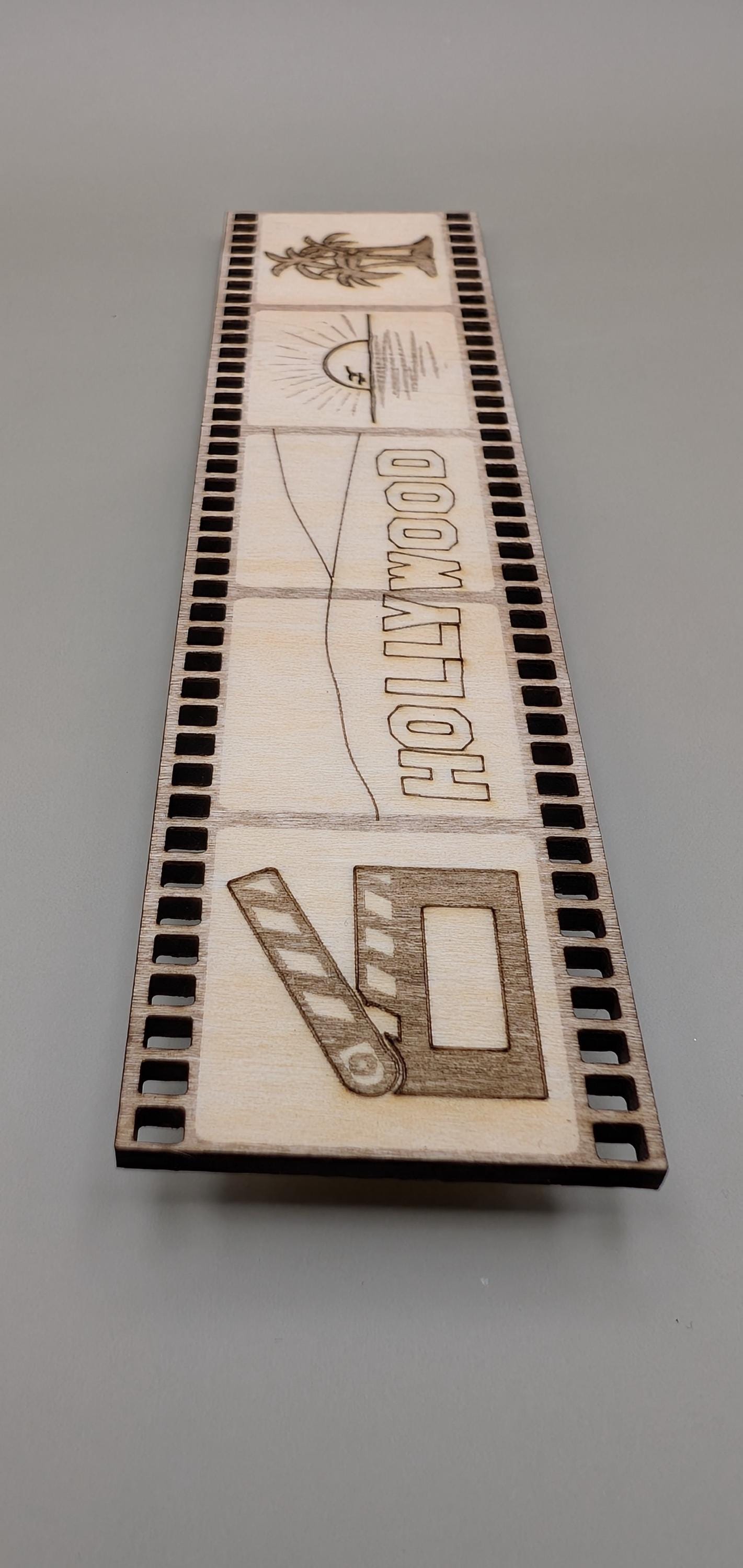 Hollywood Wooden Fridge Magnet, Los Angeles Souvenir Travel Gift